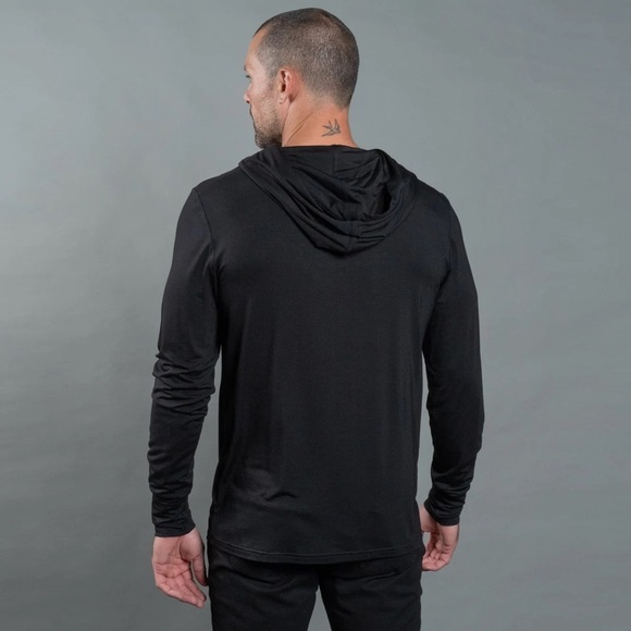 NWT - Mika Jaymes - Modal Hoodie - Black - Picture 2 of 10